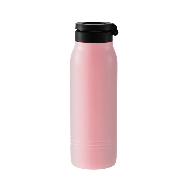 Bouteille d'eau isolée à capuchon magnétique