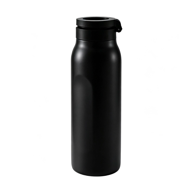 Bouteille d'eau de sport avec couvercle magnétique